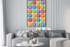 Plakat: Ikony alfabet