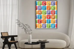 Plakat: Ikony alfabet