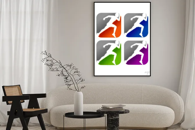 Plakat: Ikony runner