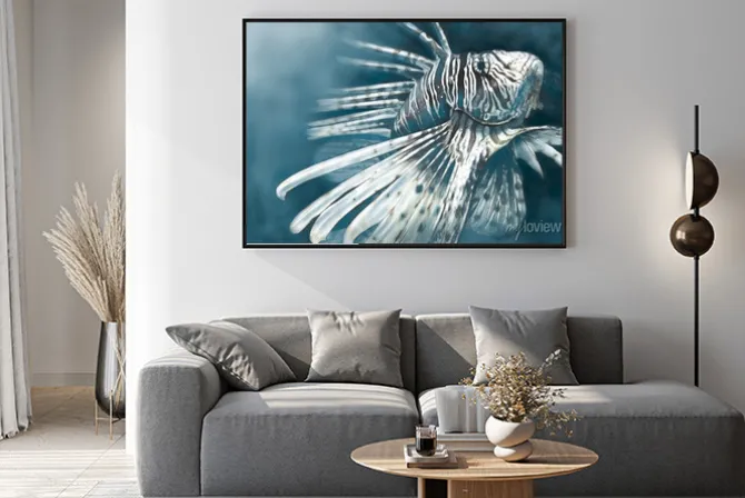 Plakat: Ilustracja z cyfrowym skorpeny tabletu niebezpiecznej,