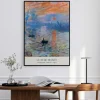 Plakat: Impresja wschód słońca dzieło claude monet