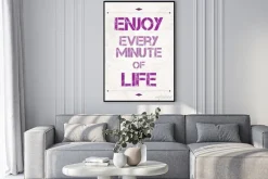 Plakat: Inspiracja plakat - cieszyć się życiem