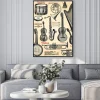 Plakat: Instruments de musique