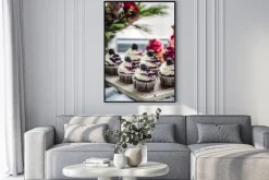 Plakat: Jagodowe babeczki