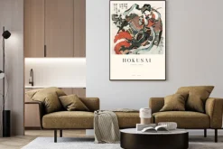 Plakat: Japońska kobieta autorstwa hokusai