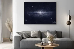 Plakat: Jasne galaktyki