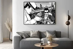 Plakat: Jazz w nowym jorku