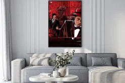 Plakat: Jazzowy zespół na ilustracji