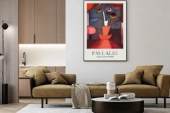 Plakat: Jesienny kwiat reprodukcja paul klee