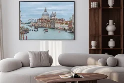 Plakat: Kanał grande i bazylika santa maria della salute, wenecja, włochy