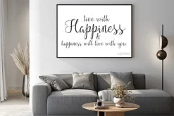 Plakat: Kartkę z życzeniami z kaligrafii. ręcznie rysowane wygląd. czarny