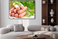 Plakat: Kiełbasa i warzyw