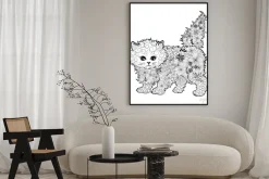 Plakat: Kitten doodle