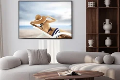 Plakat: Kobieta i bikini