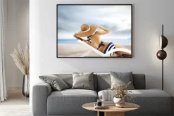 Plakat: Kobieta i bikini