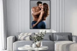 Plakat: Kobieta i mężczyzna pasja