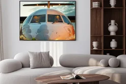 Plakat: Kokpit samolotu