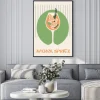 Plakat: Koktajl aperol ilustracja