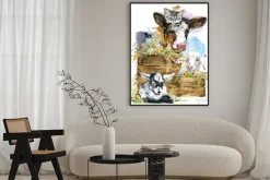 Plakat: Kolekcja zwierząt hodowlanych.