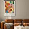 Plakat: Kolorowa abstrakcja reprodukcja paul klee