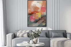 Plakat: Kolorowa abstrakcja w nowoczesnym stylu