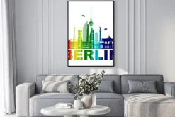 Plakat: Kolorowa panorama berlina