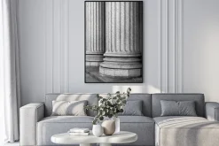 Plakat: Kolumna detal architektoniczny i symbolika