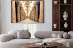 Plakat: Kolumnada w nocy