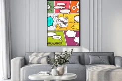 Plakat: Komiksowe dymki