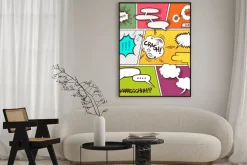 Plakat: Komiksowe dymki