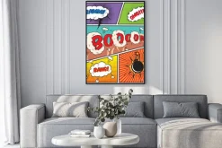 Plakat: Komiksowe dymki