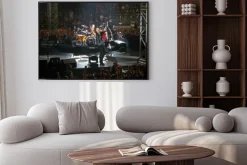 Plakat: Koncert zespołu â € œmetallicaâ €, rome 24 czerwca 2009 roku