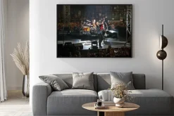 Plakat: Koncert zespołu â € œmetallicaâ €, rome 24 czerwca 2009 roku