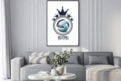 Plakat: Konstrukcja liga siatkówki