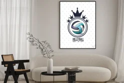 Plakat: Konstrukcja liga siatkówki