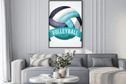 Plakat: Konstrukcja liga siatkówki