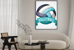 Plakat: Konstrukcja liga siatkówki