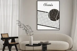 Plakat: Konstrukcja tenisa sportu