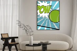 Plakat: Konstrukcja tenisa sportu