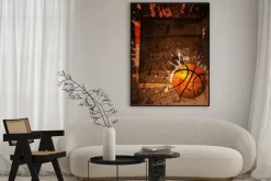 Plakat: Koszykówka plakat reklamowy. ilustracji wektorowych