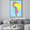 Plakat: Kraje ameryki południowej