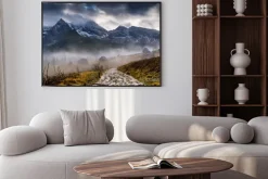 Plakat: Krajobraz górski hali gąsienicowej w tatrach