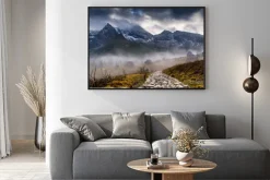 Plakat: Krajobraz górski hali gąsienicowej w tatrach