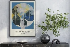 Plakat: Kształty w kole abstrakcja hilma af klint