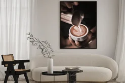 Plakat: Kubek kawy w stylu vintage