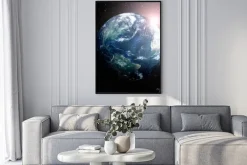 Plakat: Kula ziemska widziana z kosmosu