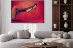 Plakat: Kusząca nogi