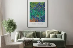 Plakat: Kwiaty irysy malunek vincent van gogh