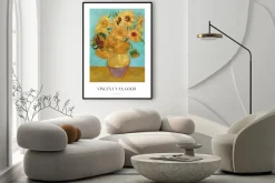 Plakat: Kwiaty słoneczniki reprodukcja vincenta van gogha