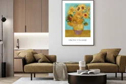 Plakat: Kwiaty słoneczniki reprodukcja vincenta van gogha